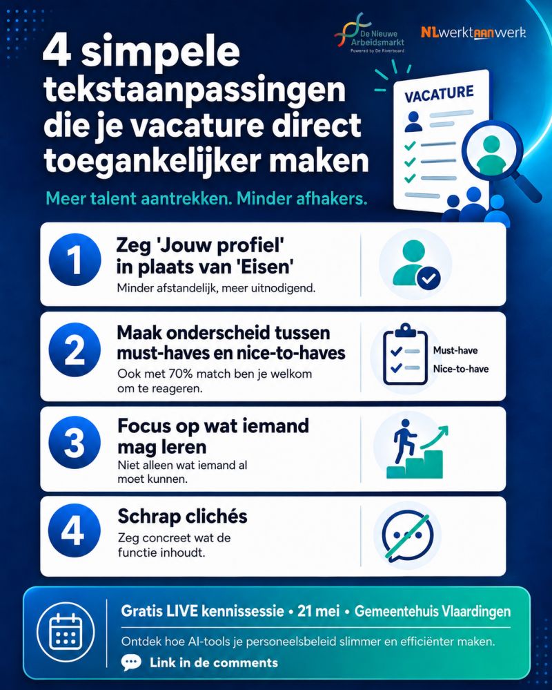 Maak je vacature toegankelijker voor talent